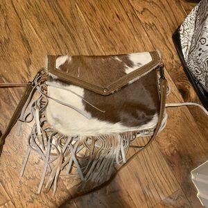 Myra fringe cross body